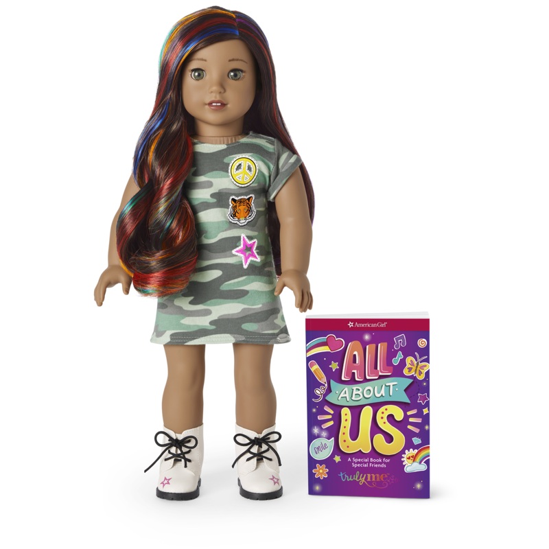 Truly Me 18-inch Doll #120 with wavy dark-brown hair