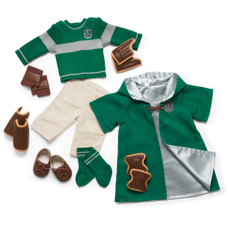 American Girl Slytherin Quidditch Uniform for 18-inch Dolls