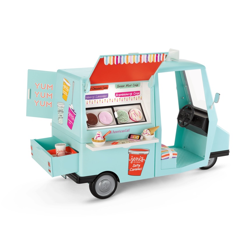 American Girl x Jeni's Full of Flavor Ice Cream Truck for 18-inch Dolls