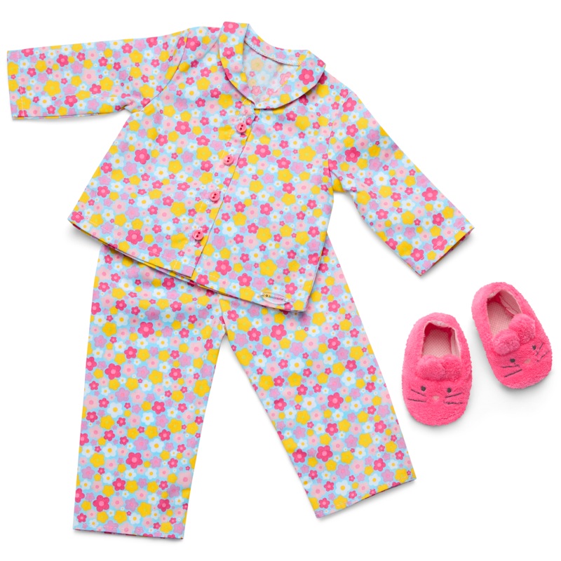 Isabels Floral Dreams Pajamas for 18-inch Dolls (Historical Characters)