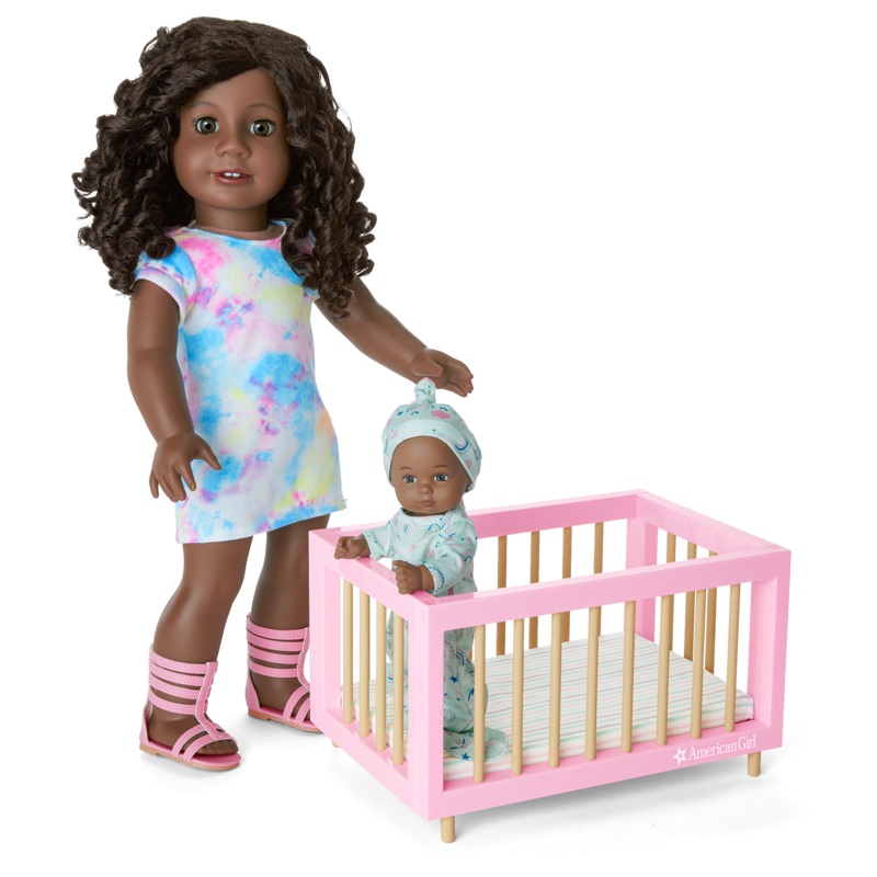 Little Bitty Baby Crib & Sleeper Set for 7.75-inch Dolls