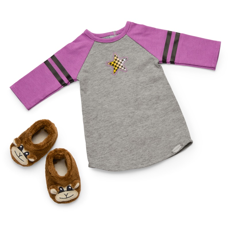Nickis Skater Dreams Sleep Shirt for 18-inch Dolls (Historical Characters)