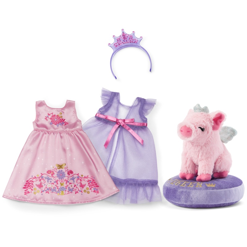 Royal Ruffles Nightie & Pegeen Bundle (WellieWishers)