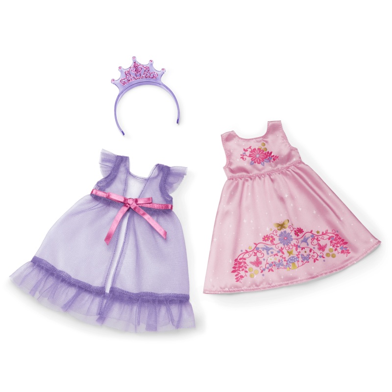 Royal Ruffles Nightie & Robe for WellieWishers Dolls