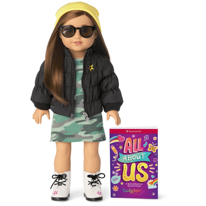 Truly Me 18-inch Doll #107 + Show Your Strong Side Accessories