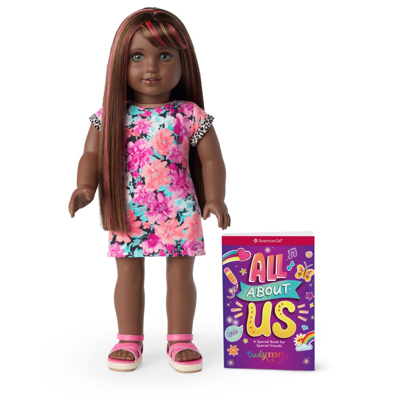 Truly Me 18-inch Doll #109 with straight dark-brown hair with bangs