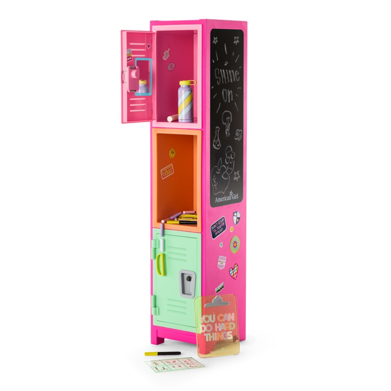 Colorful Cubbies Locker Set for 18-inch Dolls