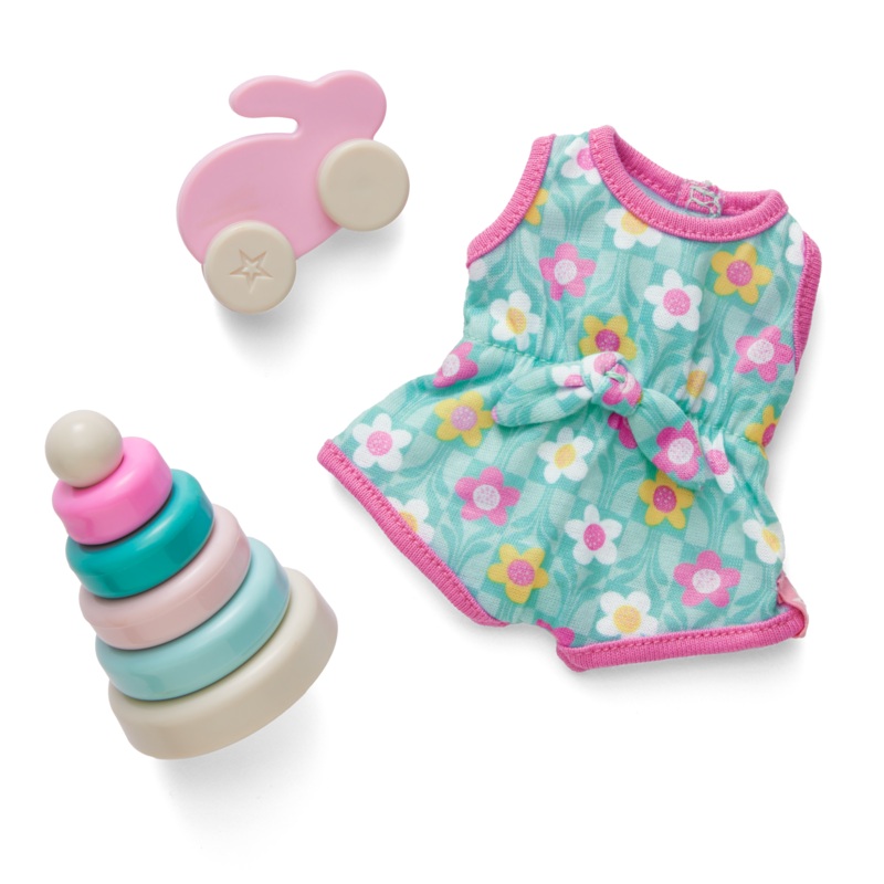 Little Bitty Baby Flower Romper & Play Set for 7.75-inch Dolls