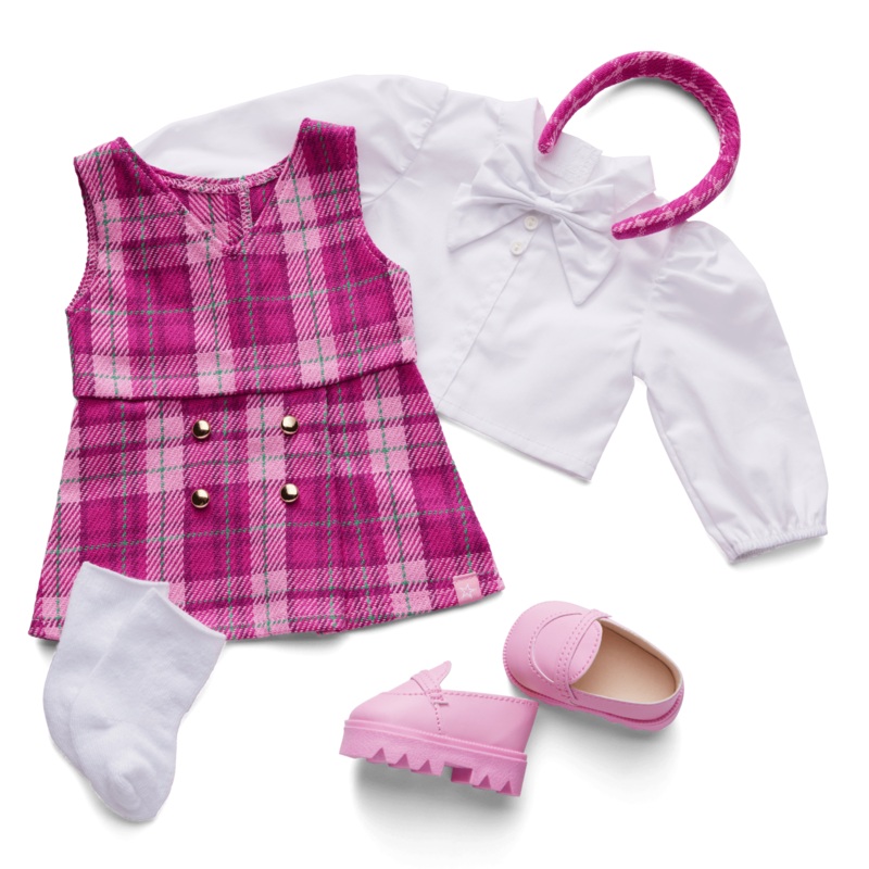 Pink & Preppy Outfit for 18-inch Dolls