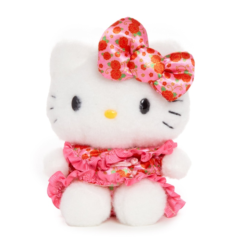 Hello Kitty Bean Doll Plush (Floral LNY Series)