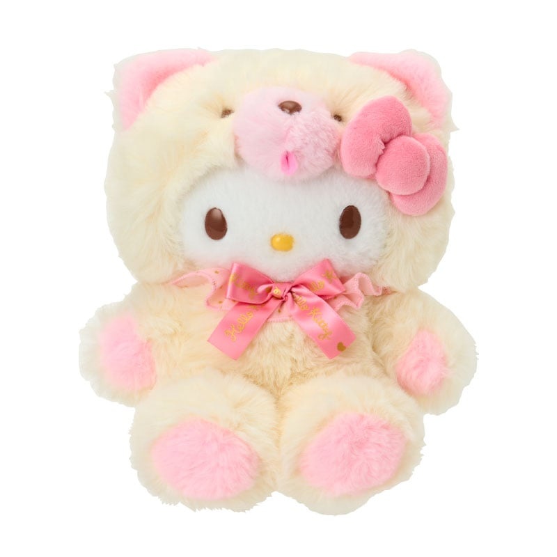 Hello Kitty 10" Plush (Fluffy Teddy Bear Series)