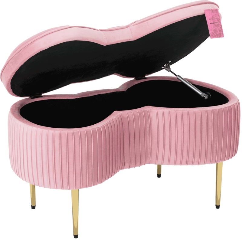 Hello Kitty x Impressions Vanity Bow Storage Bench