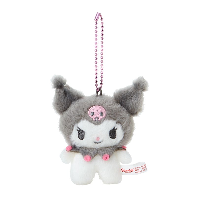 Kuromi Mascot Bag Charm & Pin (Pitatto Friends Series)