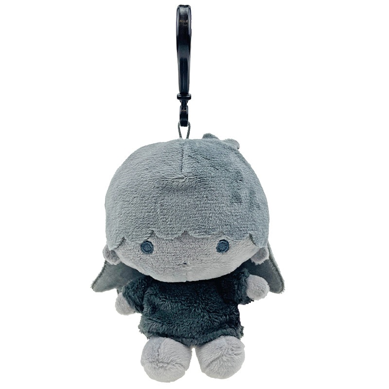 Lala Plush Mascot Clip (Ash Monochrome Series)