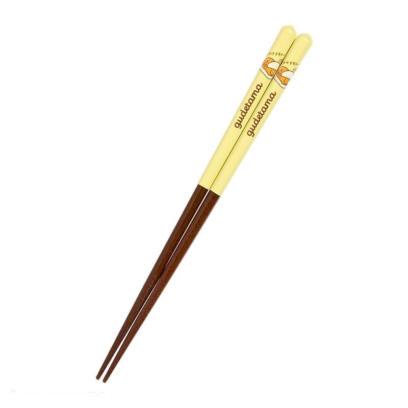 Gudetama Everyday Chopsticks (Natural Wood)