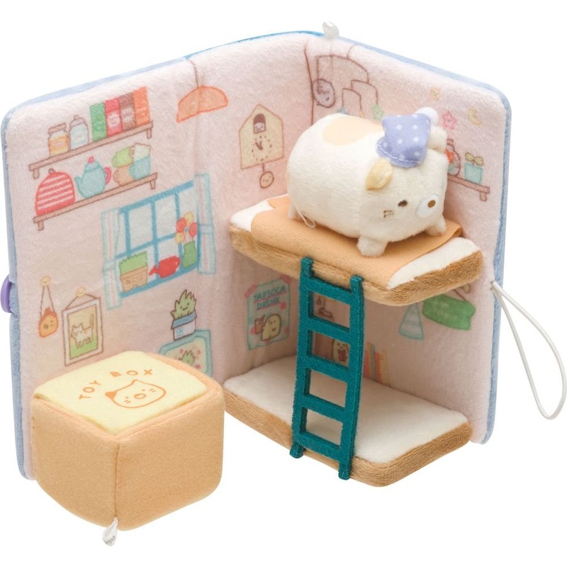 SAN-X Plush Doll Sumikko Gurashi Story Book With Cat Tjn