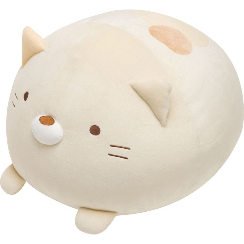 San-X Sumikko Gurashi Super Mochi Daifuku Plush Toy Cat Japanese Cute Stuffed Animals