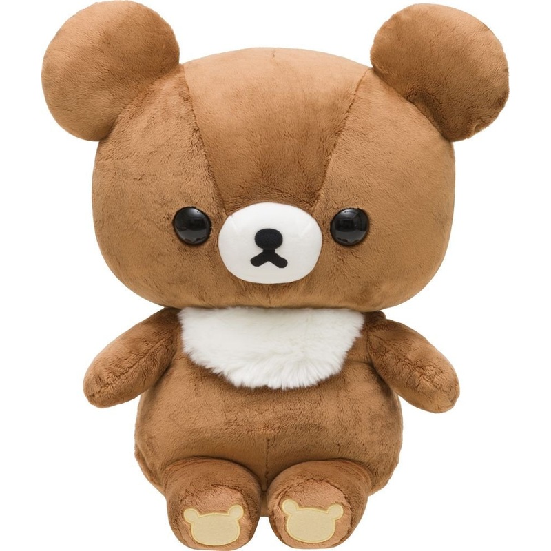 SAN-X Plush Doll Rilakkuma Chairokoguma Brown Small Bear Size L Tjn