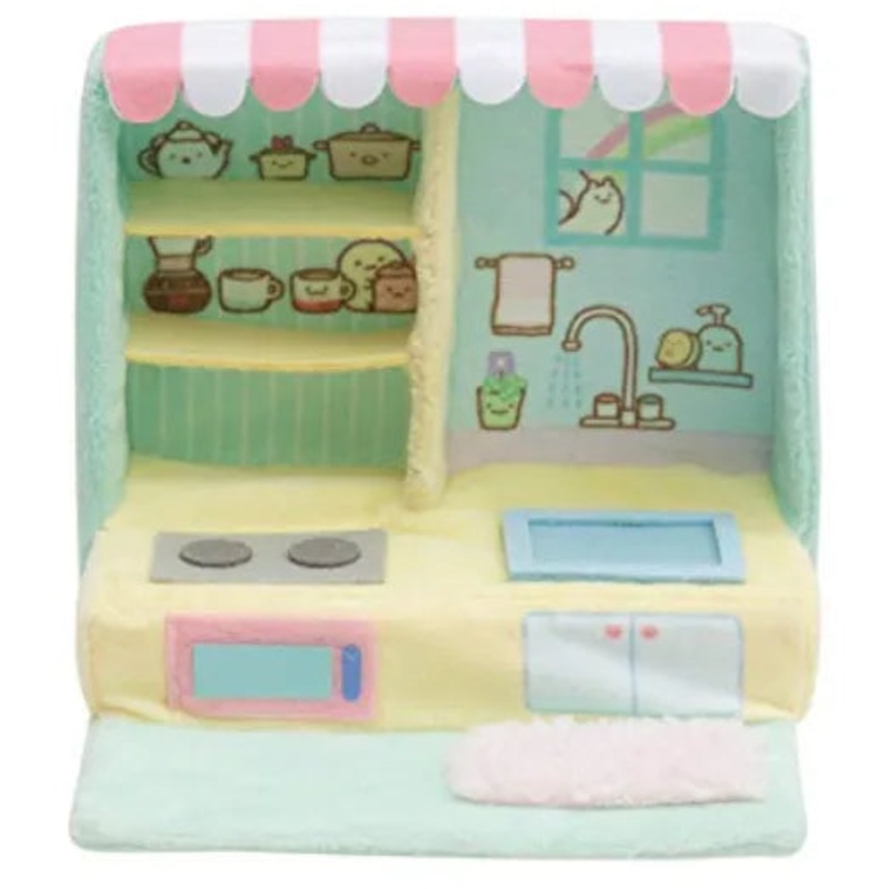 SAN-X Sumikko Gurashi Scene Plush Toy 'Kitchen' Tjn