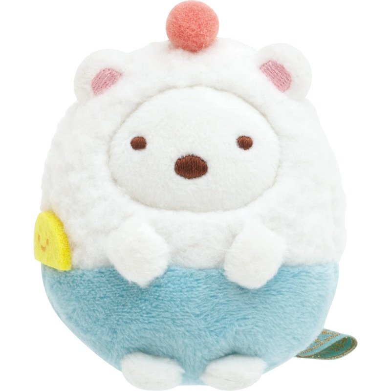 San-X Sumikko Gurashi Welcome Food Kingdom Hand-Held Plush Toy Ramen Rice Set