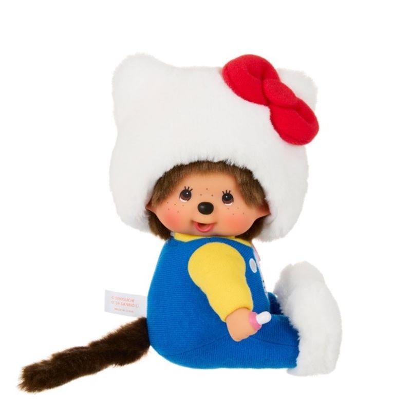 Sekiguchi Monchhichi Hello Kitty S Size Plush Doll Japan Official Toy
