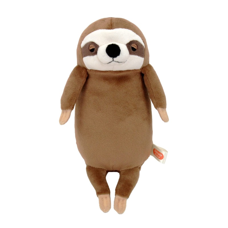 Shinada Global Mochi Namake Sloth Pen Pouch Brown 9x8x18cm MPNK-0180B