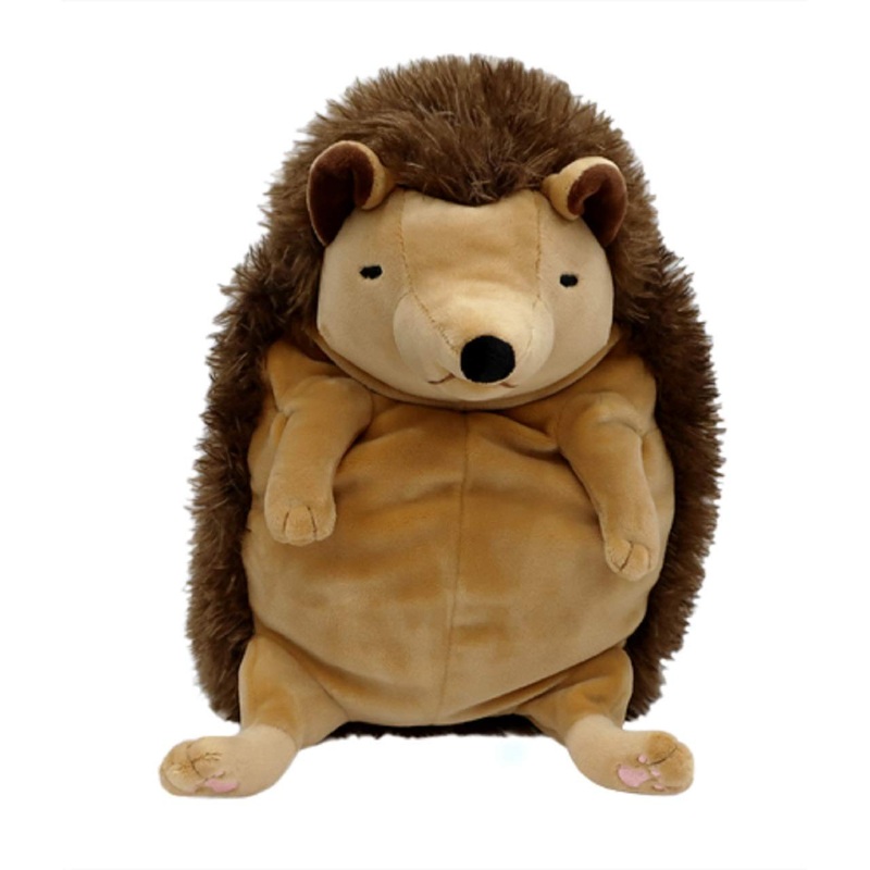 Shinada Global Mochi Series Large Brown Stuffed Hedgehog 22x22x30cm Mohr-0350B