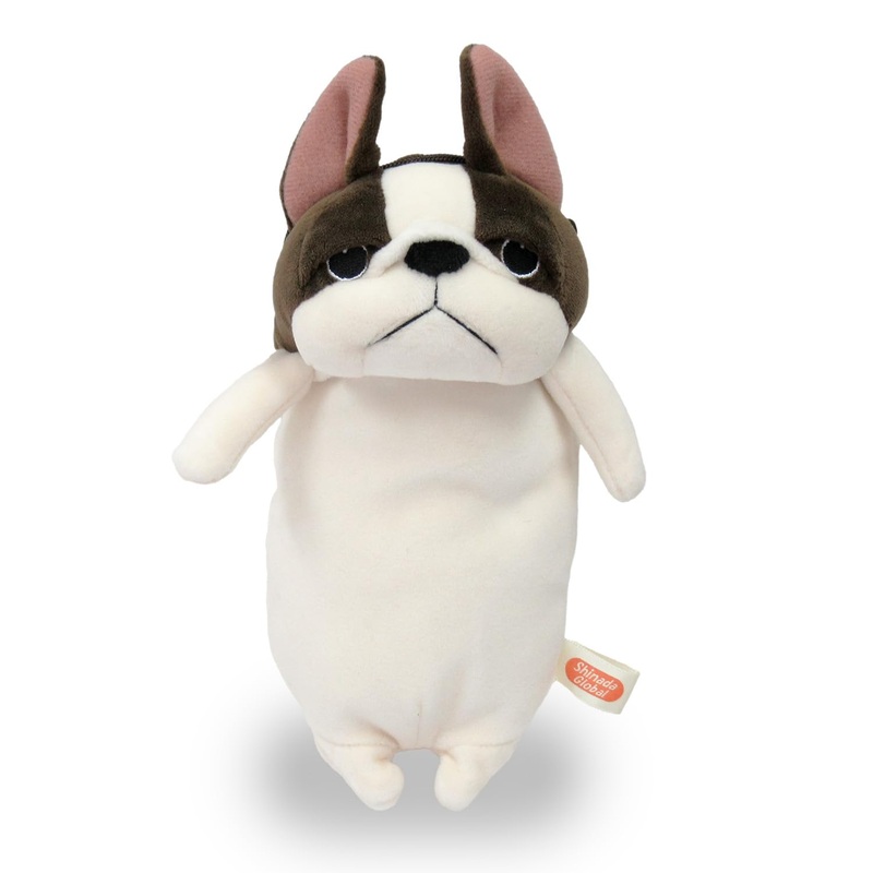 Shinada Global Mochiburu Bulldog Pen Pouch Mochi Series 9x8x18 cm MPBU-0180PY