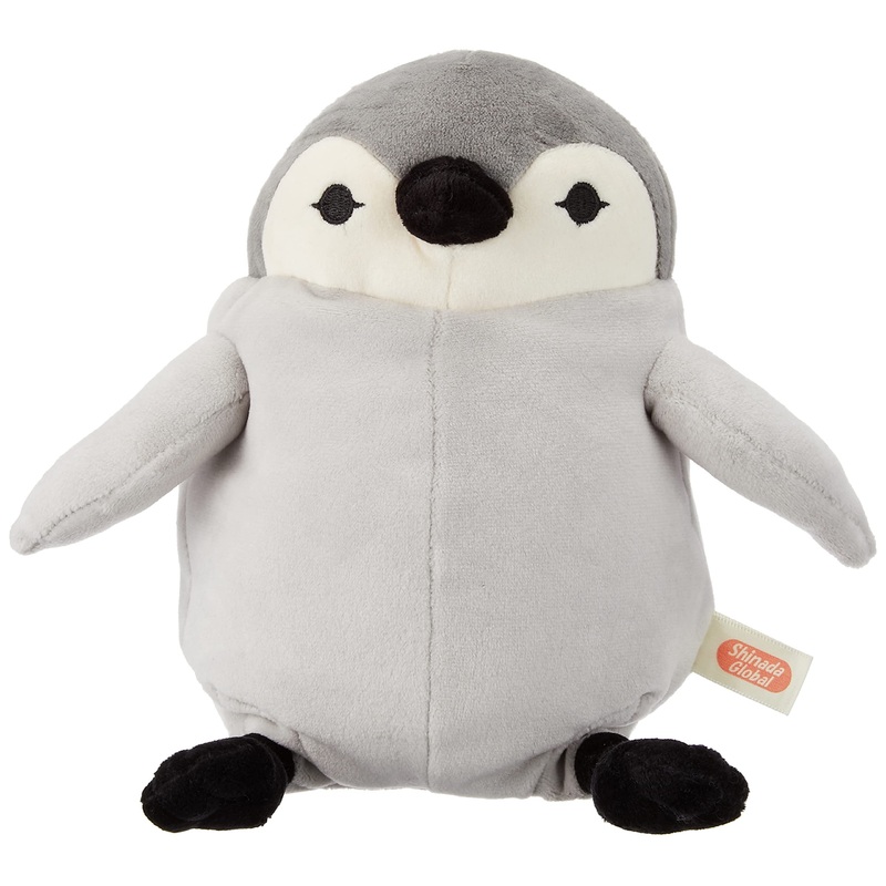 Shinada Global Mochipen Child Gray Medium Stuffed Penguin 14x14x22cm - Mochi Series