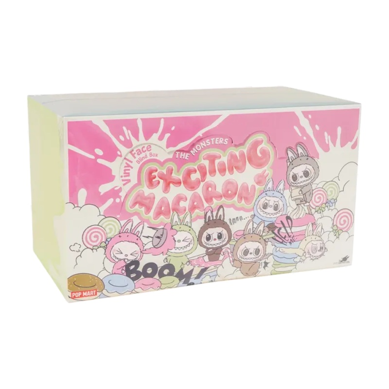 POP MART The monsters Labubu Exciting Macaron Plush Series [Assortment Box]
