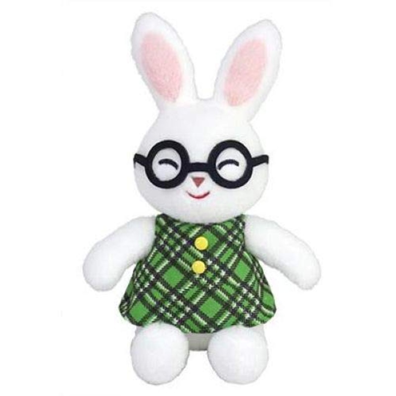Sun Arrow Glasses Rabbit Plush Toy - Soft Cuddly Stuffed Animal for Kids