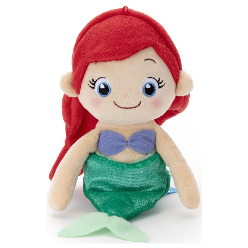 Takaratomy Arts Disney Ariel 22cm Washable Bean Plush Doll Collection