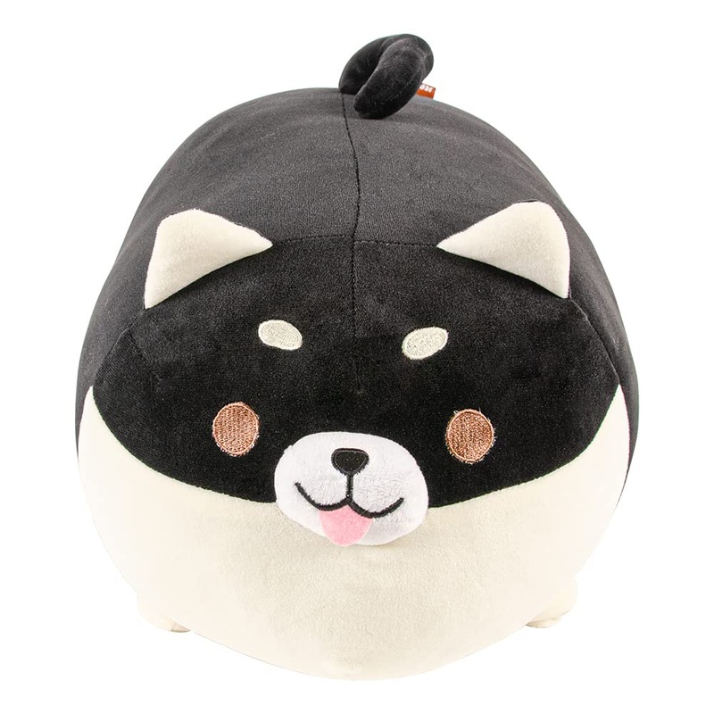 Jema Hugging Pillow Shiba Dog Black Plush Toy And Stuffed Animal Pillow Made In Japan