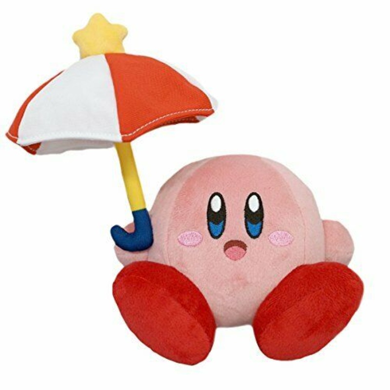 San-ei Boeki Kirby's Dream Land Plush Kp23 Parasol Kirby
