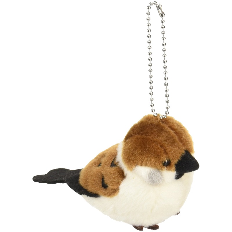 Sekiguchi Stuffed Animal Japan Sparrow Japanese Animal Stuffed Animal Keychain