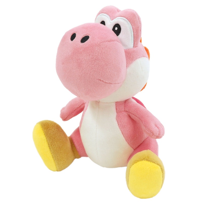 SAN-EI Super Mario All Star Collection Plush Doll Pink Yoshi S