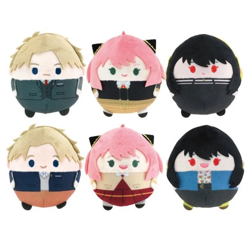 MAX LIMITED Spy X Family Fuwakororin Plush 6Pcs Complete Box