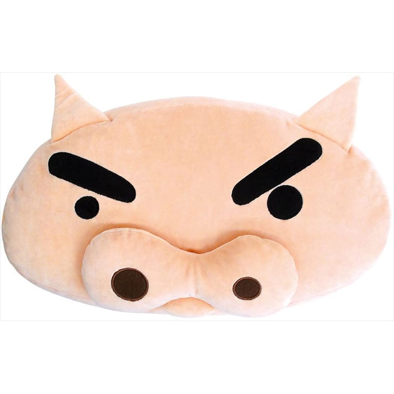 T'S Factory Plush Face Cushion Crayon Shin-Chan Buriburizaemon