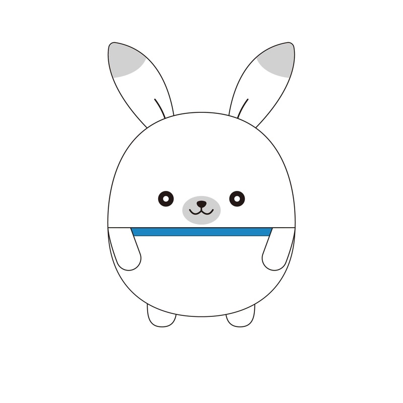 Max Limited PC-21 Snow Miku Fuwakororin Plush M Size with Rabbit Yukine