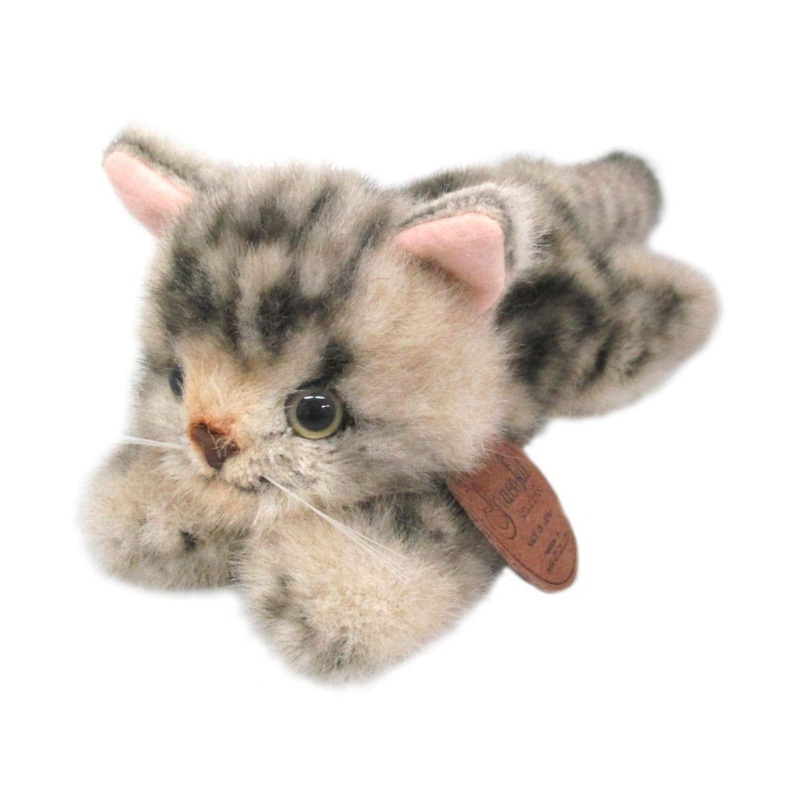 Sanei Boeki Graceful Reproduction Plush Toy American Shorthair Brown 9Cm Tall