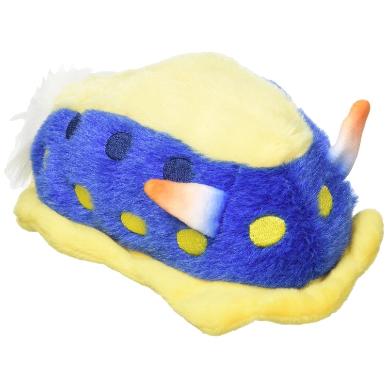 Sanei Boeki Sea Slug Plush Toy 7x12x5.5cm Marine Animal