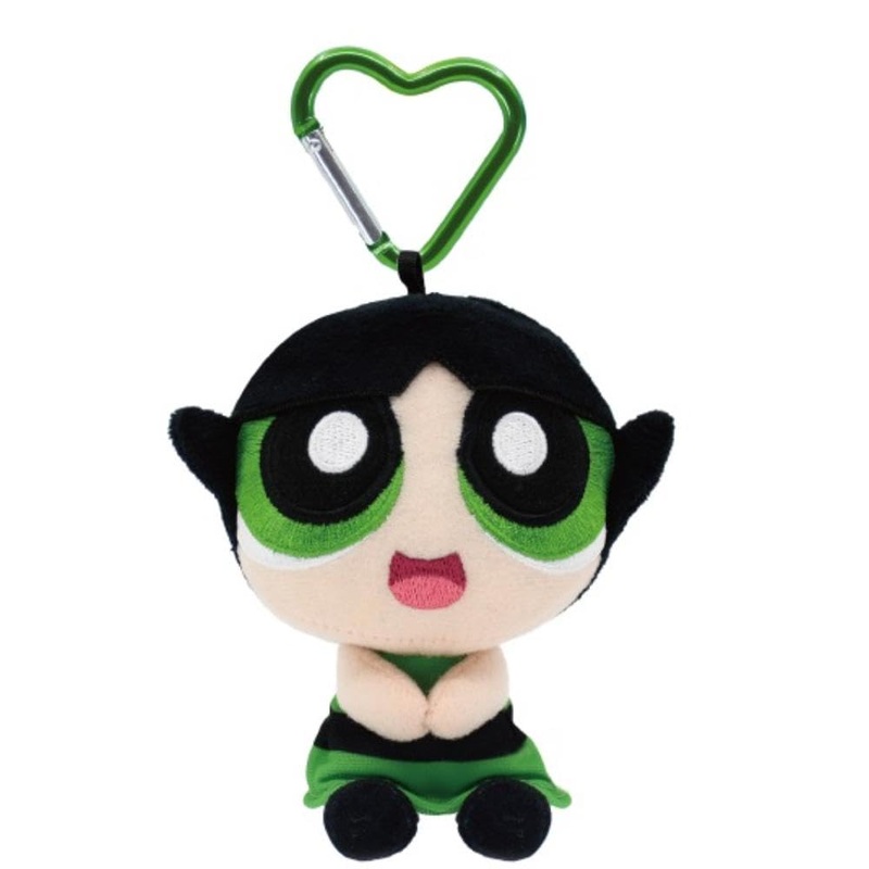 Hundreds Bandai Purinui Powerpuff Girls Buttercup Plush Keychain Japan Accessory