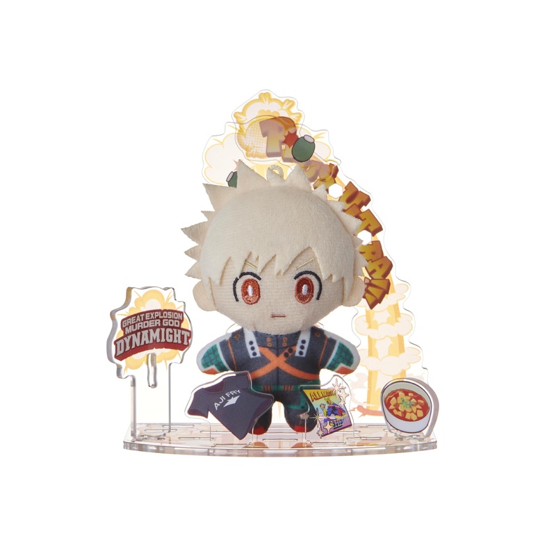 Sega Fave Acrylic Plush Toy My Hero Academia Bakugo Katsuki Collectible