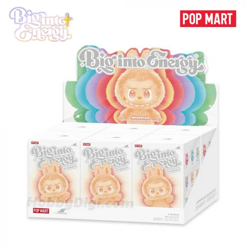 POP MART Labubu Big into Energy  Plush Pendant Collection (Assortment Box)