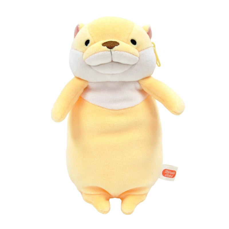 Shinada Global Mochi Kawauso Otter Banana Pen Pouch 9x8x18cm - MPKW-0180Bn