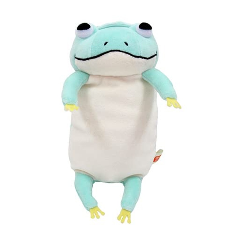 Shinada Global Mochi Series Frog Pen Pouch Light Blue 9x8x18cm - Mochikaeru MPKR-0180LB
