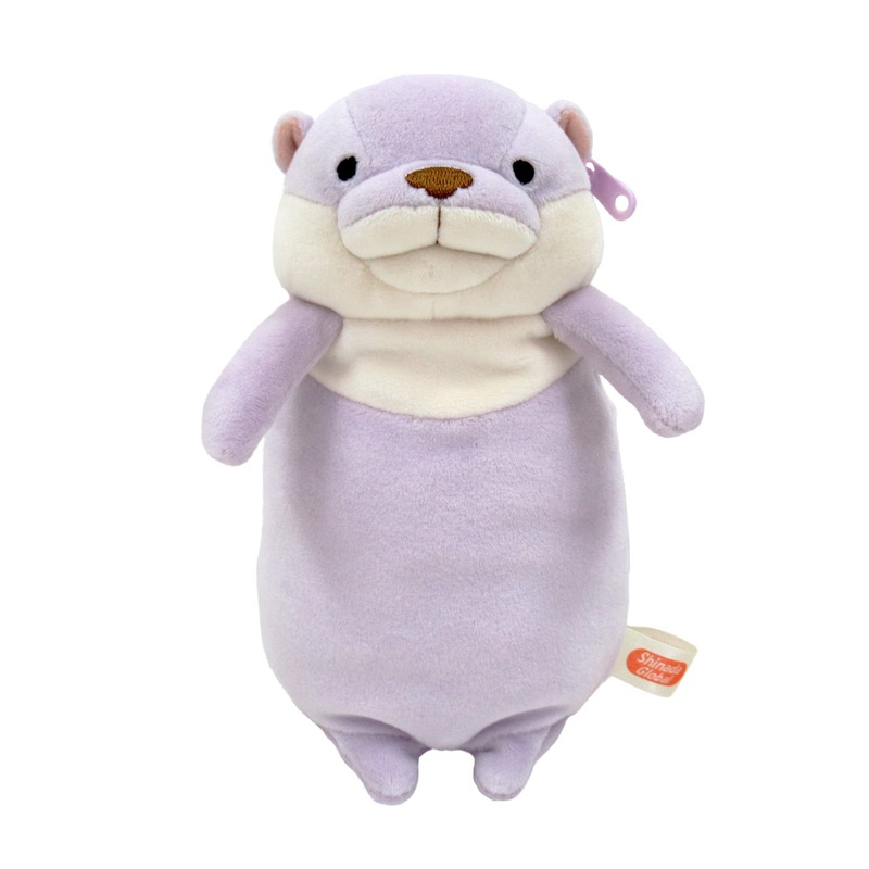 Shinada Global Mochi Series Lavender Otter Pen Pouch 9x8x18cm MPKW-0180PL