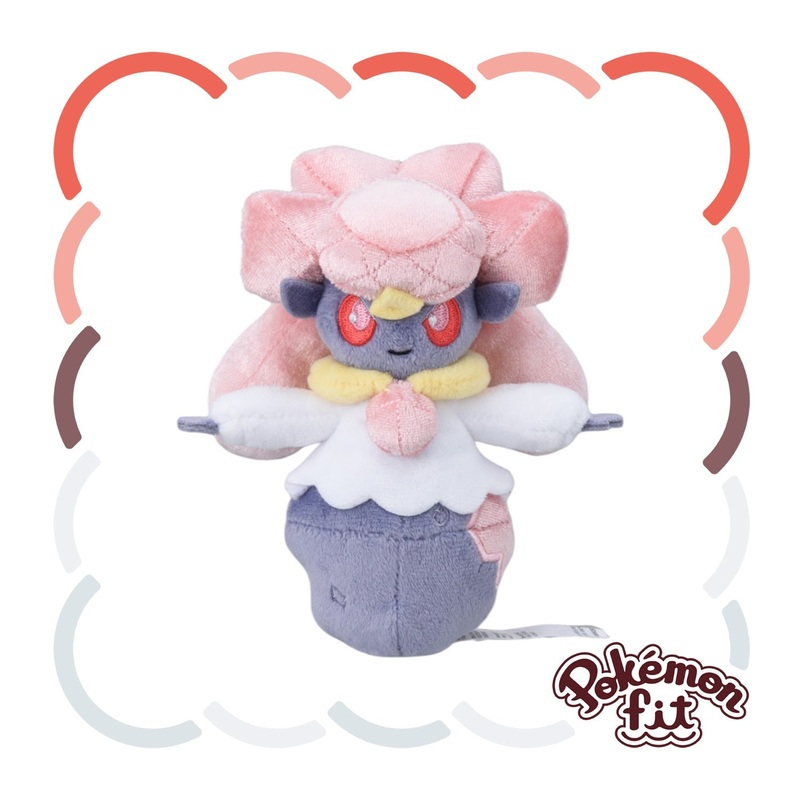 Pokemon Center Diancie Plush Toy 719 Fit Pokemon Collectible