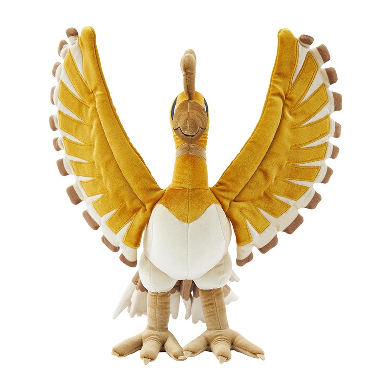 Pokemon Center Ho-Oh Gold Premium Plush Doll Japan Official Collectible