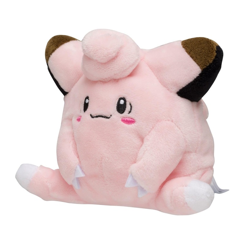 Pokemon Fit Clefairy Plush Toy by Pokmon Center - 10cm Soft Collectible